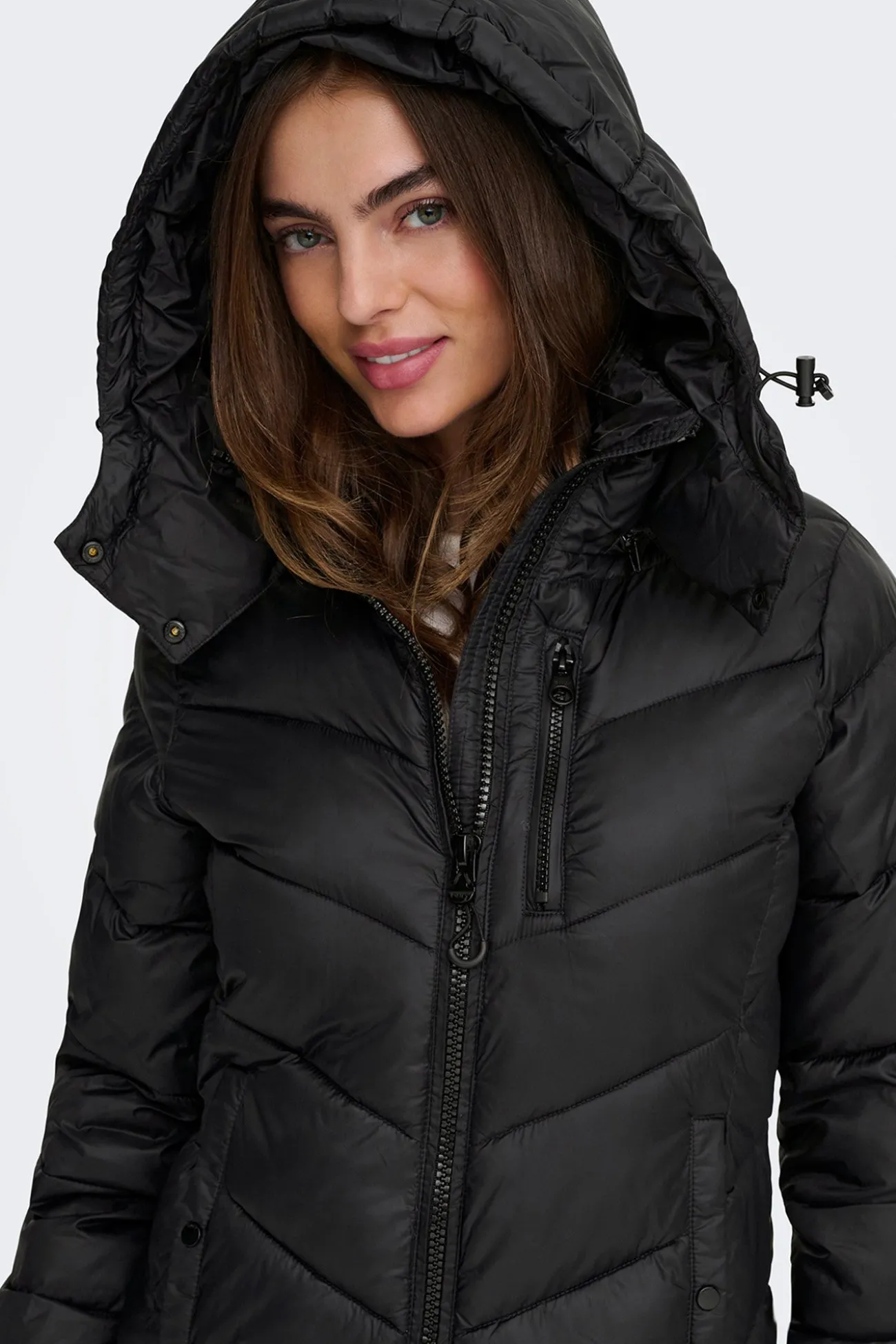 Abrigo acolchado impermeable