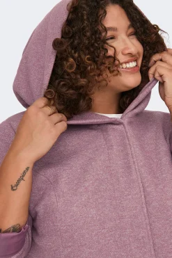 Abrigo midi de pa&ntilde;o talla grande
