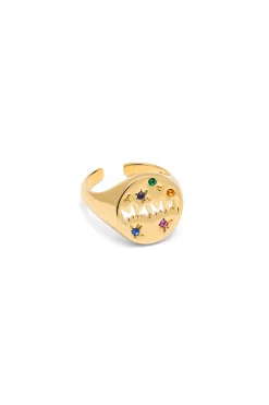 Anillo Mam&aacute; Ba&ntilde;o Oro