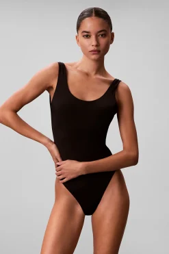 Bañador estampado escote espalda