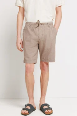 Bermuda lino comfort slim fit