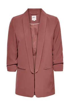 Blazer abierta manga remangada