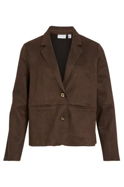 Blazer de ante con botones