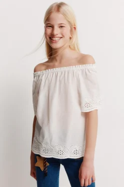 Blusa bordada niña