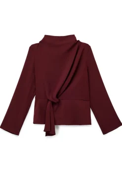 Blusa de cuello alto
