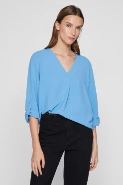 Blusa de manga media