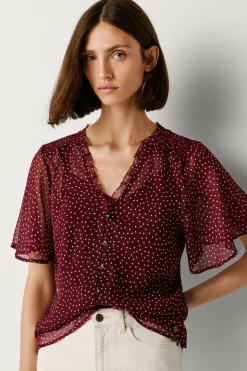 Blusa manga corta