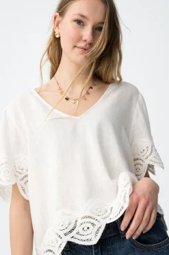 Blusa manga corta