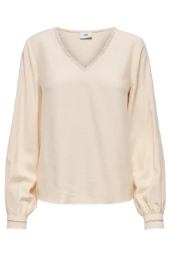 Blusa manga larga bordada