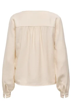 Blusa manga larga bordada