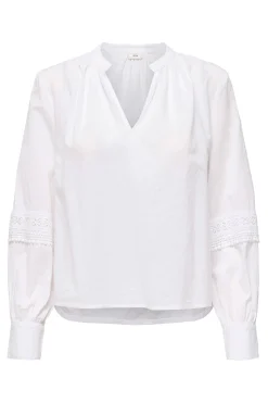 Blusa manga larga bordada