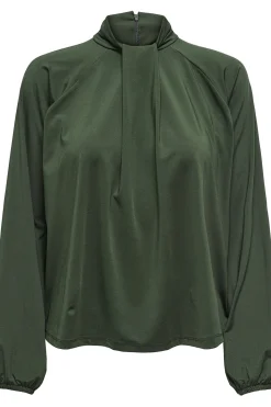 Blusa manga larga fluida