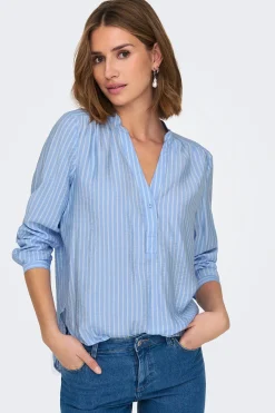 Blusa manga larga fluida