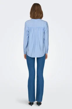 Blusa manga larga fluida