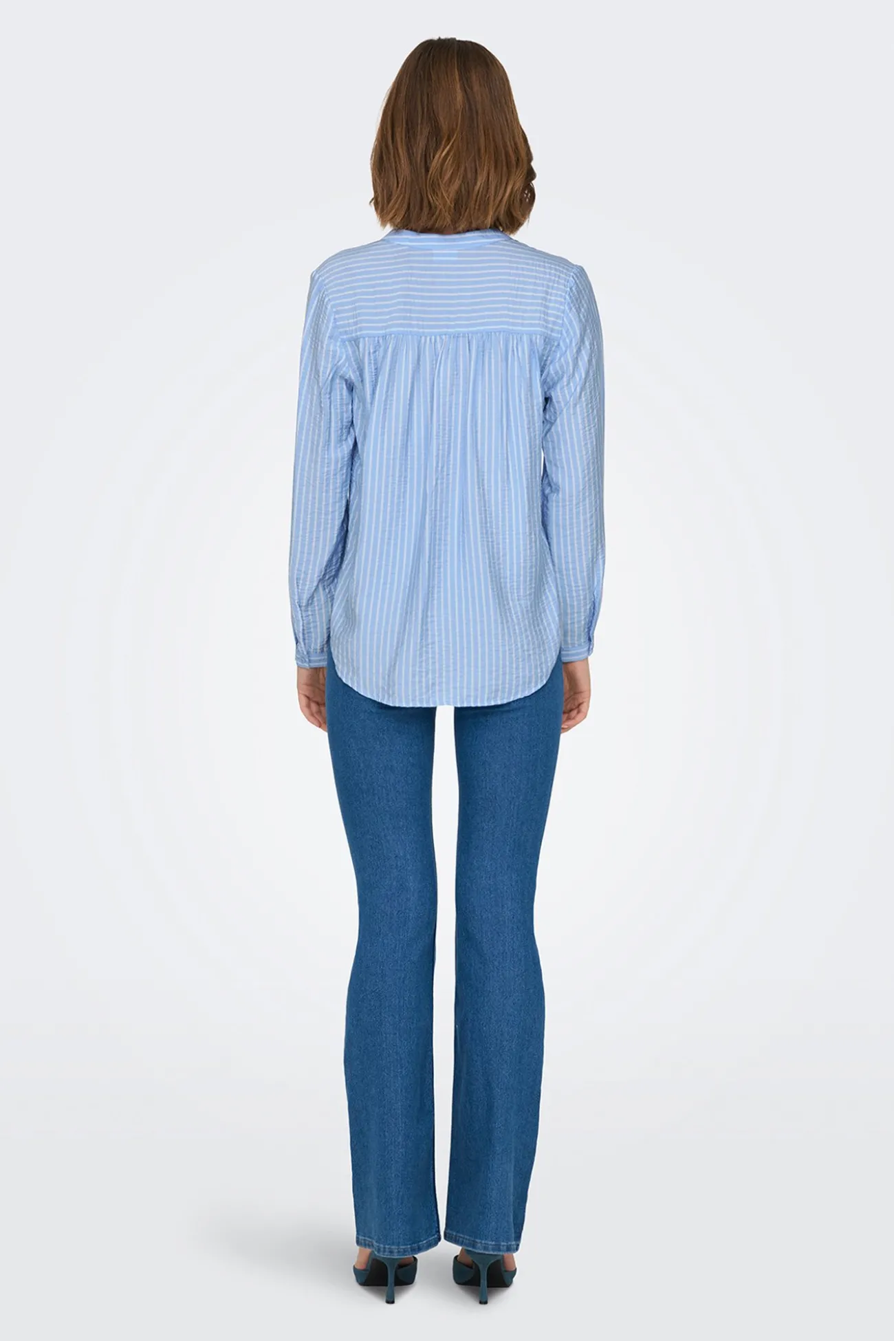 Blusa manga larga fluida