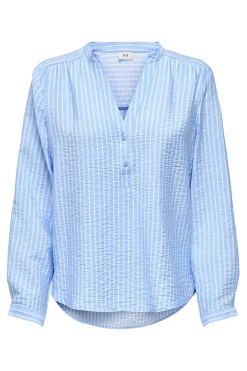 Blusa manga larga fluida