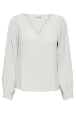 Blusa manga larga fluida