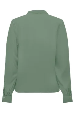 Blusa manga larga fluida