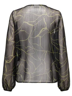 Blusa manga larga lurex