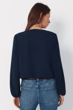 Blusa mao botones