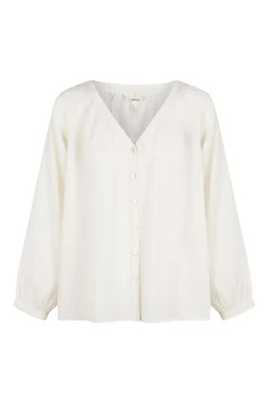 Blusa plisada fluida