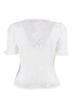 Blusa recta de manga larga