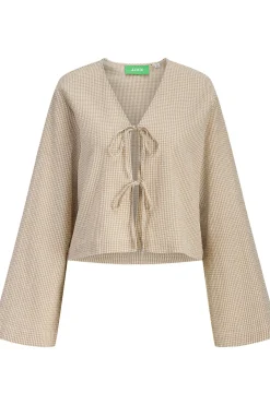 Blusa seersucker algodón