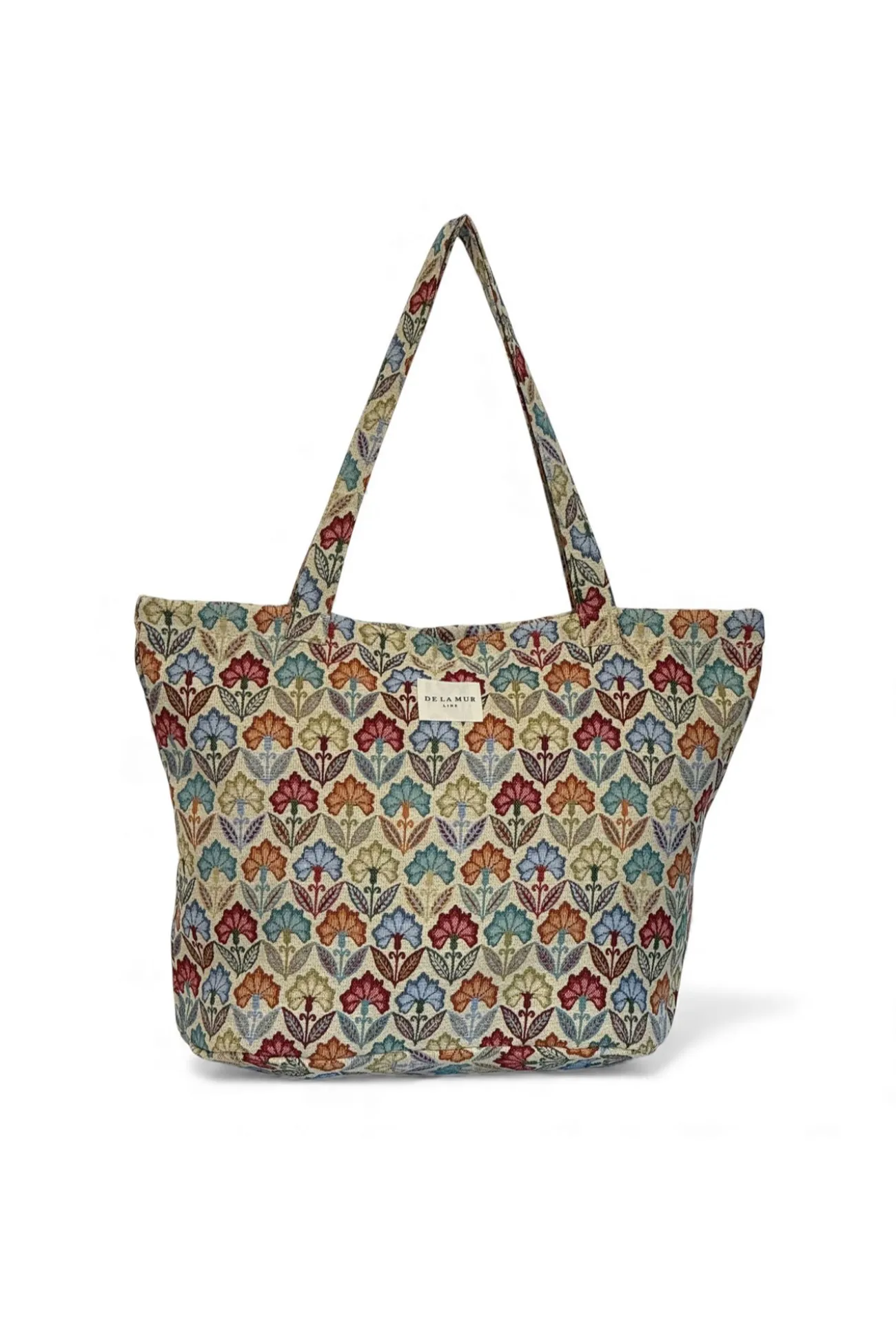 Bolsa Grande Cremallera Flora