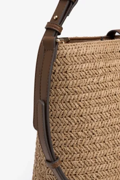 Bolso de paja trenzada