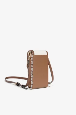 Bolso para M&oacute;vil Efecto Piel Tricolor