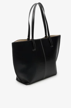 Bolso shopper b&aacute;sico pespuntes