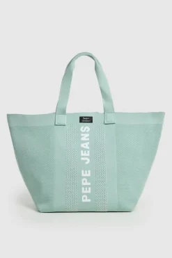 Bolso shopper de malla t&eacute;cnica