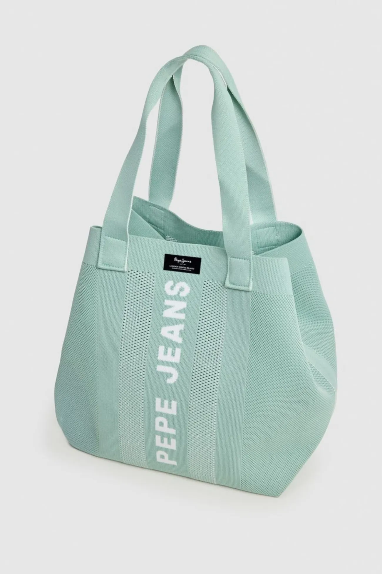 Bolso shopper de malla t&eacute;cnica