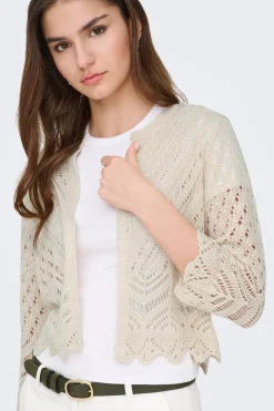 Cárdigan corto crochet