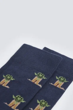 Calcet&iacute;n alto yoda