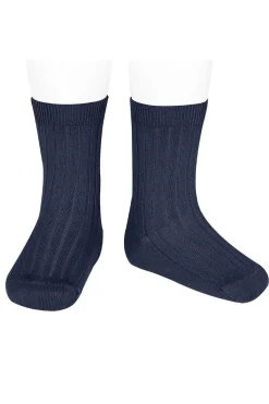 Calcetines cortos básicos canalé