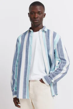 Camisa algodón rayas