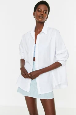Camisa básica oversize