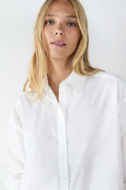 Camisa b&aacute;sica popel&iacute;n