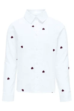 Camisa bordado coraz&oacute;n ni&ntilde;a