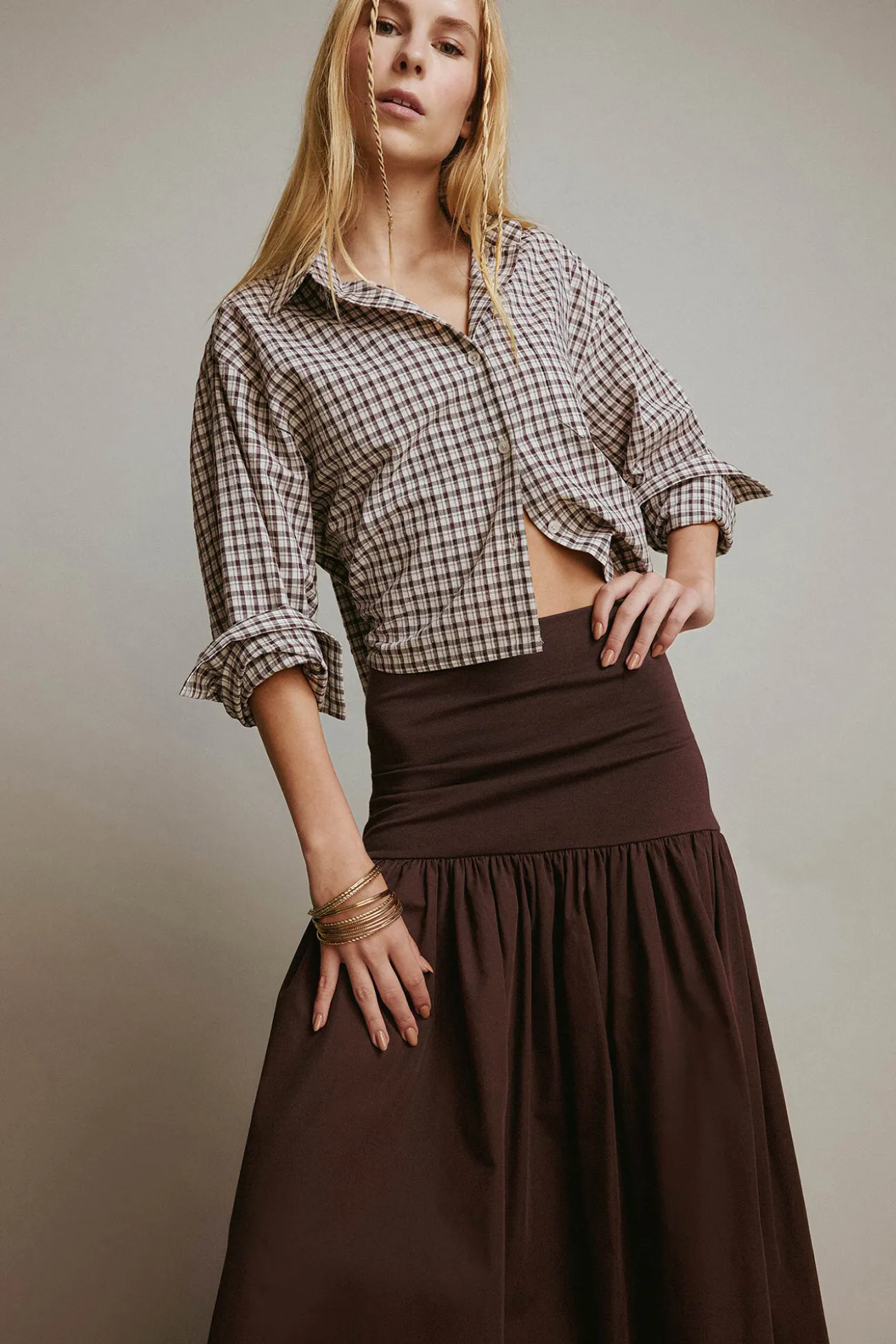 Camisa corta oversize