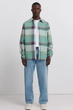 Camisa cuadros algod&oacute;n ligero