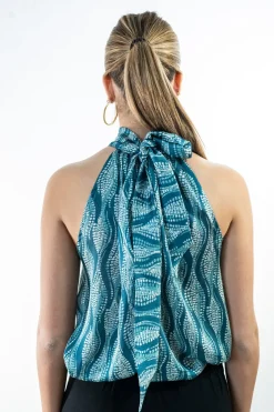 Camisa cuello halter