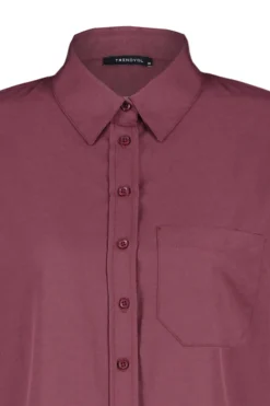 Camisa de algod&oacute;n oversize