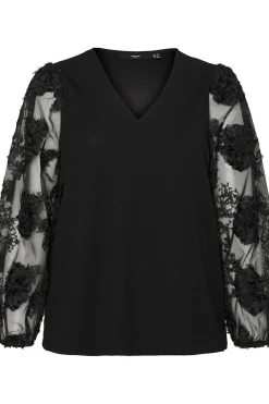 Camisa de manga larga talla grande
