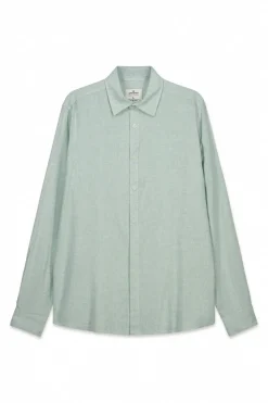 Camisa fil a fil lino viscosa