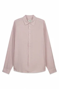 Camisa fil a fil lino viscosa