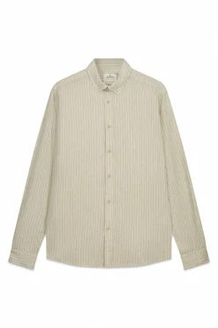 Camisa lino rayas