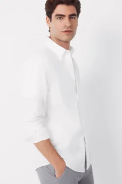 Camisa lisa popelín