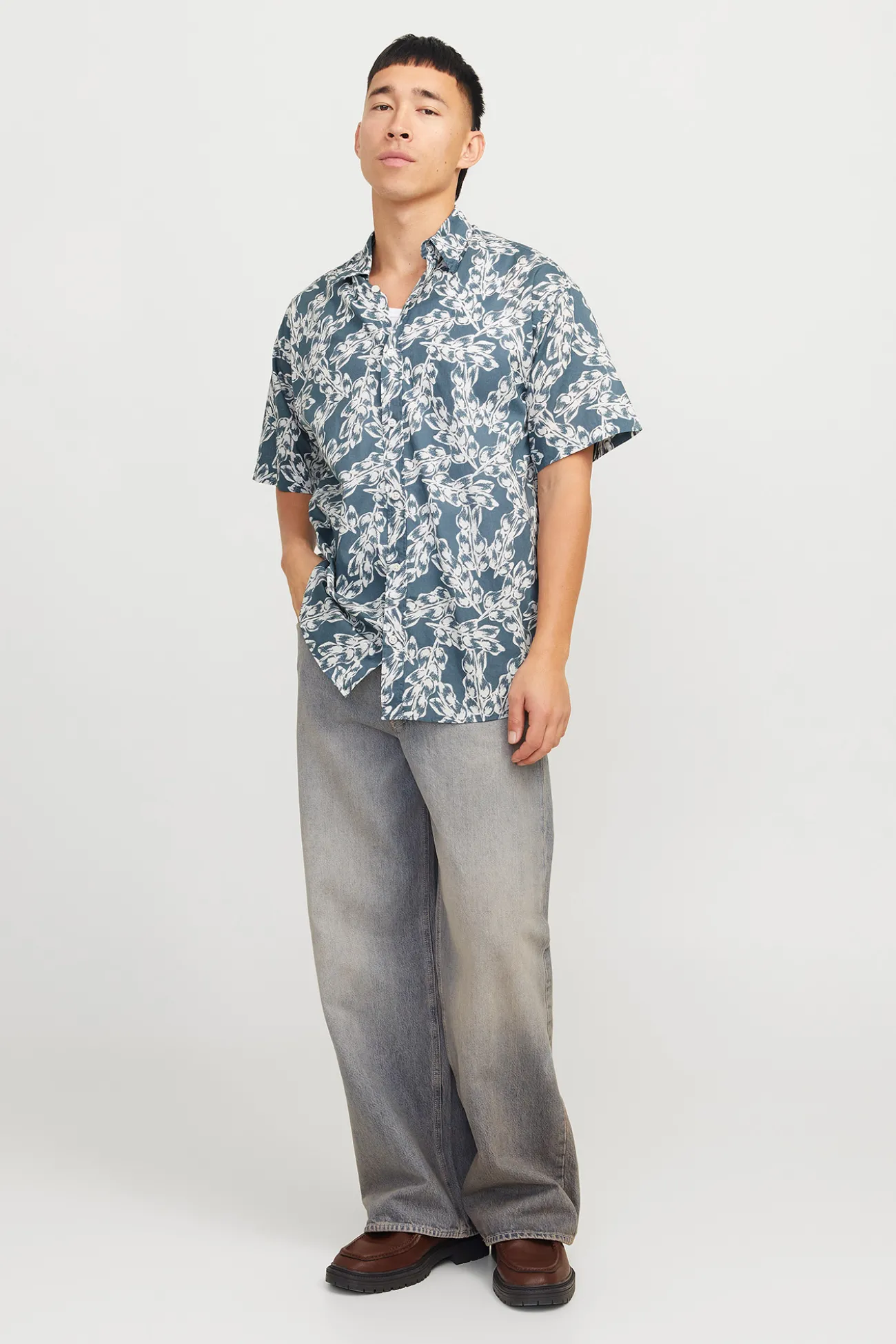 Camisa manga corta oversized